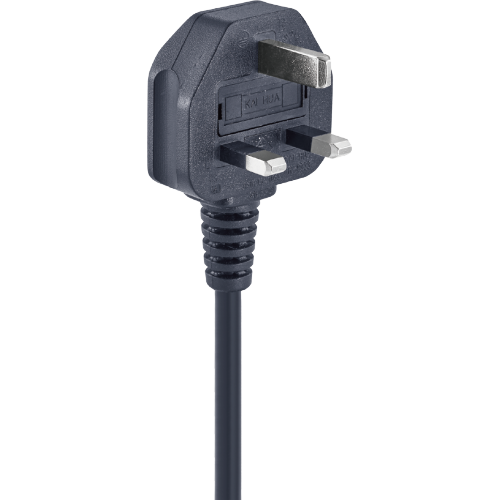 Enchufe BS UK Singapur SASO GCC asta con cable de alimentación de CA para electrodomésticos sin conexión a tierra